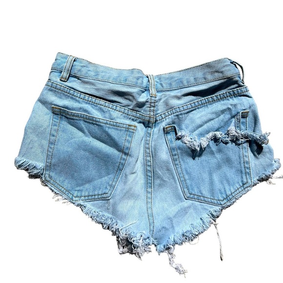 Brandy Melville Distressed Shorts - Picture 2 of 3